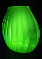 Uranium Glass Fish Bowl 12