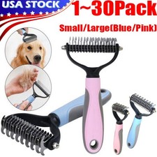 2side Dog Brush for Shedding Dematting Pet Grooming Cat Hair Undercoat Rake Comb picture