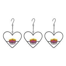 3 Pcs Hanging Feeder, Stackable Hanging Humming Bird Feeder with Metal1177 picture