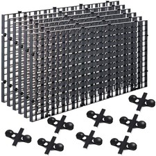 6 Pcs Aquarium Fish Tank Divider Plastic Egg Crate Aquarium Filter Bottom Tray G picture