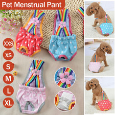 Female Dog Cat Puppy Sanitary Nappy Pant Menstrual Diaper Wrap Pet Underwear Set picture