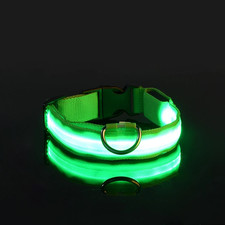 Nylon LED Night Safety Flashing Glow in the Dark Dog Leash Dogs Luminous Fluores picture