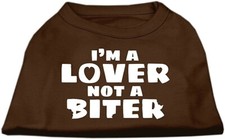 Mirage Pet Products 20-Inch I'm a Lover Not a Biter Screen Printed Dog Shirts, 3 picture