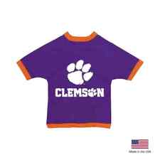 Clemson Tigers NCAA ASD Premium Pet Jersey, Purple USA Made Sizes XS-4XL picture
