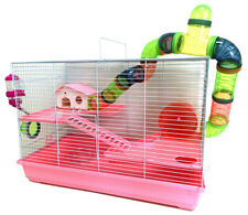 Large 3-Floor Dwarf Hamster Expandable & Customizable Habitat House Critter Cage picture