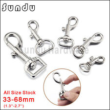 Silver Plate Lobster Trigger Swivel Clasps Findings Keyring Hook KeyLobster Clas picture