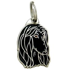 Dog name ID Tag,  Afghan hound, Personalized, Engraved, Handmade, Charm picture
