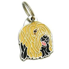 Dog name ID Tag,  Briard, Personalized, Engraved, Handmade, Charm picture