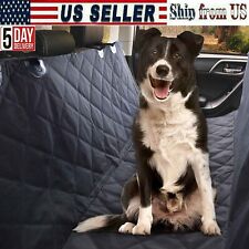 Seat Cover Rear Back Car Pet Dog Travel Waterproof Bench Protector Luxury -Black picture