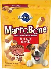 PEDIGREE MARROBONE Dog Treats Real Beef Flavor Crunchy Dog Biscuit, 6 lb. Pack picture