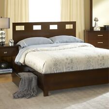 Rectangular Cutout 4-drawer Chocolate Brown Storage Bed picture