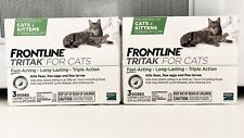 2 Boxes Frontline Tritak Flea Lice Tick Remedy for Cats & Kittens 3 Month Dose picture