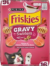 Purina Friskies Dry Cat Food, Gravy Swirlers - 16 lb. Bag picture