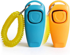 Dog Training Clickers,2Pcs Dog Training Clickers 2 in 1 Whistle and Clicker Pet  picture