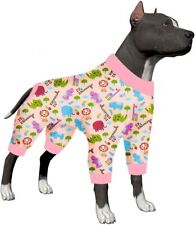 LovinPet Dog Clothes for Pitbull Shirt Pajamas Large Dogs, Slim Fit/Pet Pajamas picture