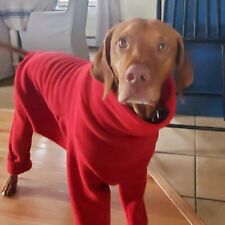 ultra fleece dog pajamas, handmade custom for XL breeds picture
