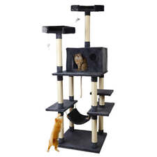 NNEDSZ Cat Tree 184cm Trees Scratching Post Scratcher Tower Condo House Furnitur picture