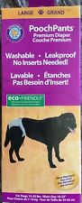 PoochPants Premium Dog Diaper Large Female Wrap 15-35lbs. Waist 18-25” Brand New picture