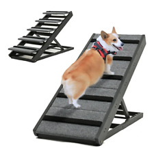 Dog Ramp For Bed Car Couch Truck Folding Pet Ramp Stairs Suit Small & Large Dog picture