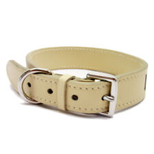 HERMES collar (for pets) H logo leather beige x blue  picture