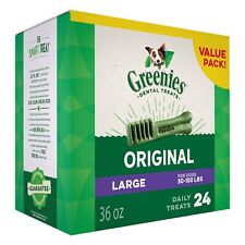 Greenies Original Dog Dental Chew  Large Size 24 count - Pack of 6 picture