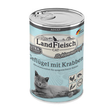 LandFleisch Cat Adult Schlemmertopf Poultry With Crabs 12 X 14.1oz (6,23 €/ KG) picture