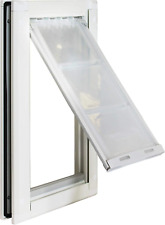 Single Flap Pet Door for Doors | All-Weather Insulated Flap | Durable Aluminum F picture