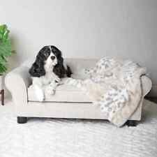 LA-Z-BOY Doggie Pet Sofa Washable Removable Cushion + Plush Blanket Max Wt 50lbs picture