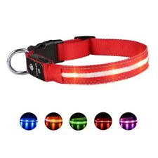 LED Dog Cat Collar Luminous Safety Glow Necklace Flashing Lighting  Dog Collars picture