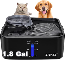 230OZ 1.8GAL 7L Dog Water Fountain for Large Dogs, Medium Dogs and Cats Automati picture