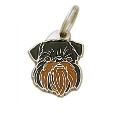 Dog name ID Tag,  Griffon Belge, Personalized, Engraved, Handmade, Charm picture