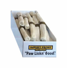 Savory Prime  Medium, Large  All Ages  Rawhide Bone  Natural  9-10 in. L 24 pk picture