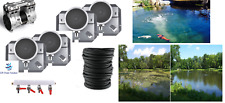 Large POND Aerator System w/400' WTD Hose 4-Diffusers +Valve 5+ CFM 1-4 acres picture