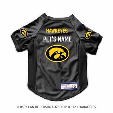 Littlearth NCAA Personalized Dog Jersey IOWA HAWKEYES Sizes XS-Big Dog picture