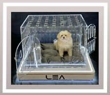 Lea Luxurious Dog Crate Ultra Clear 12MM Acrylic Modern Dog/Cat House picture