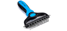 Dogs Cats Grooming Brush Double Sided Shedding Dematting Undercoat Rake Dog Comb picture