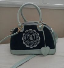 VTG Y2K Juicy Couture Pet Dog Carrier Bag Tote Rare Kings Pond Teal & Blue picture