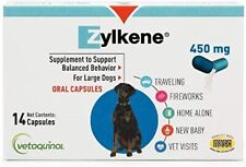 Vetoquinol Zylkene Calming Support Supplement for Large Dogs 33-132lbs, Helps Pr picture