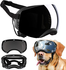 Dog Goggles, Goggles with Adjustable Strap, Magnetic Design, Detachable Lens and picture