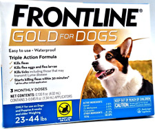 Frontline Gold Flea Lice Tick Remedy Treatment for Dogs 23-44 lbs 3 Month Dose picture