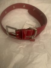 New w/Tags Coach Red Grommet Dog Collar size XL 8848 Below $350 Size XL 22