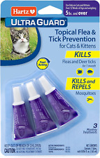 Flea Treatment Medicine For Cats Kittens Drops Meds Remedy Tick Control Topical picture