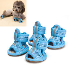  4 Pcs Dog Sandals Large Dogs Pink Shoes Summer Boots Gloves Pet picture