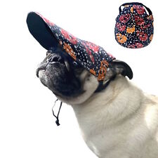 Dog Hat XS S M L XL Skulls - Adjustable Puppy Pet Cap Visor Sun Eye Protection picture