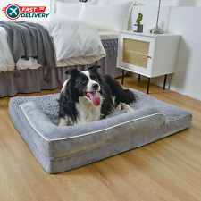 Extra Large Dog Bed Orthopedic Waterproof Dog Bed Memory Foam Pet Calming Bed picture
