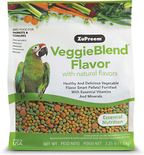 ZuPreem VeggieBlend Smart Pellets Bird Food for Parrots & Conures, 3.25 lb...  picture