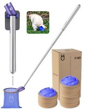 Touch-Free Pooper Scooper with 90 PCs Poop Bags, Portable Dog Poop Picker Pac... picture