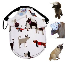 Dog Hat XS S M L  Many Mutts - Adjustable Puppy Pet Cap Visor Sun Protection picture