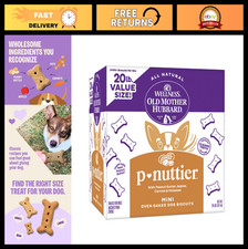 Natural Peanut Butter Dog Biscuits, Mini Size Training Treats, 20 lb Box picture