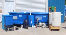Fish Farm II Aquarium Feeder Aquaculture System- Dual Tanks+ Extras- Full System picture